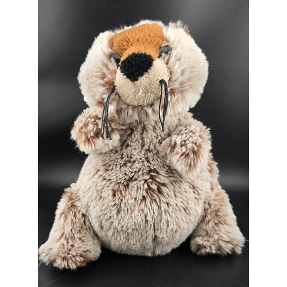 Adorable GANZ Webkinz Groundhog Plush Soft & Cuddly Stuffed Animal - Tan & Brown - Picture 3 of 12